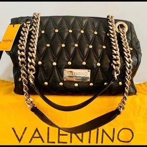 Valentino Luisa D Diamond Sauvage Stud Chain Tote